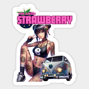 Kawaii, Anime Girl, Ms.Little Strawberry | Catsie Cat Sticker